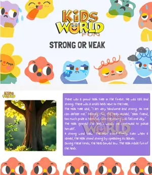 Strong or Weak Story PDF Preview