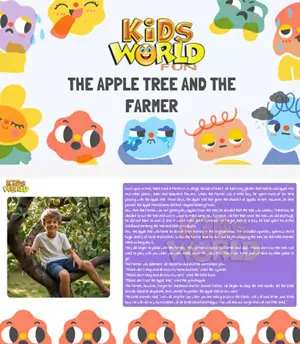 The Apple Tree and the Farmer Story PDF Preview