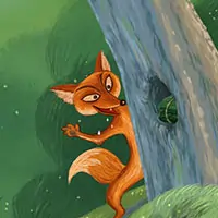 The hungry fox who got caught in the tree trunk