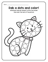 A-Z Animals Dot Marker Worksheets