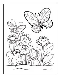 Bugs And Insect Coloring Book