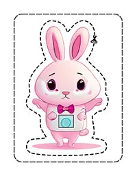Cute Bunny Scissors Skills
