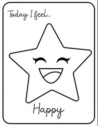 Emotions Coloring Book