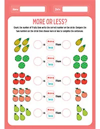 Math Activity Worksheets 6