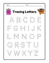 Tracing Letters